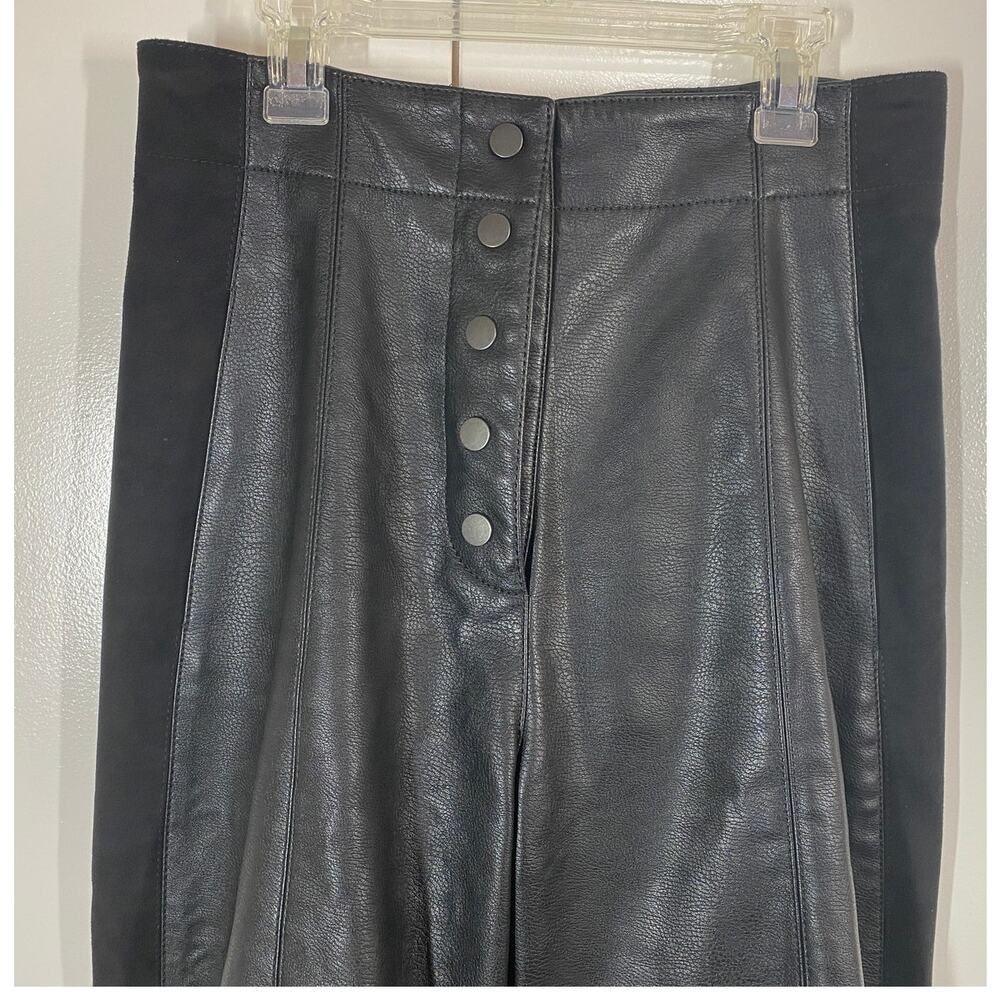 Stella McCartney Skin Free Skin Faux Leather High Waisted Pants 38 EU 8 US - Picture 3 of 8